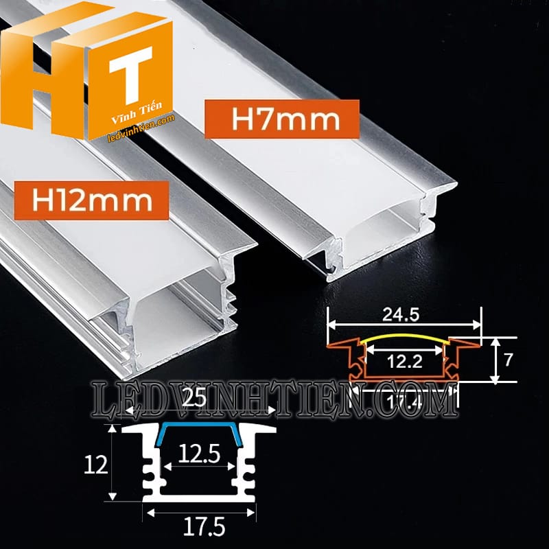 Thanh nhôm profile âm tường loại tốt