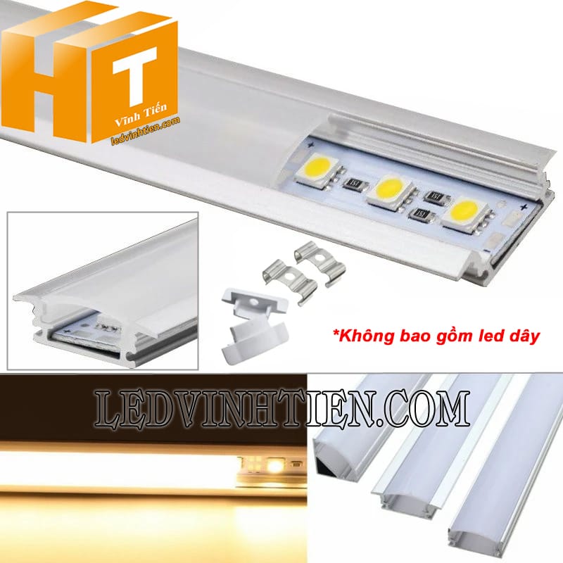 Bộ thanh nhôm YW 25x7mm