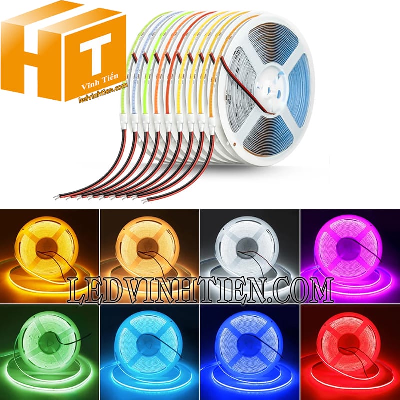 Đèn led dây COB dùng cho thanh nhôm profile