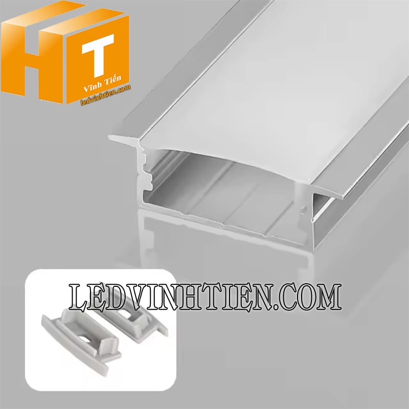 Thanh nhôm định hình chữ YW âm 30x10mm giá rẻ