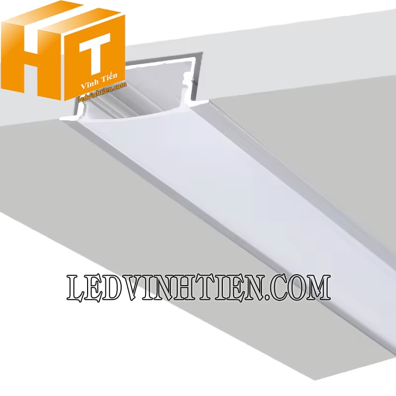 Thanh nhôm profile chữ YW âm 30x10mm loại tốt