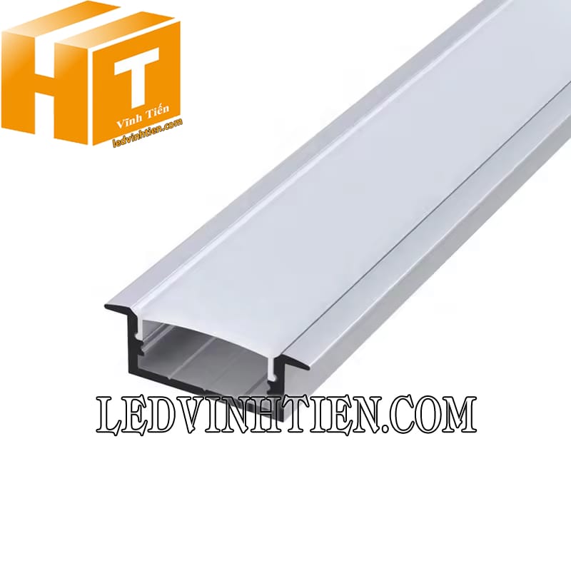 Thanh nhôm profile chữ YW âm tường 30x10mm loại tốt