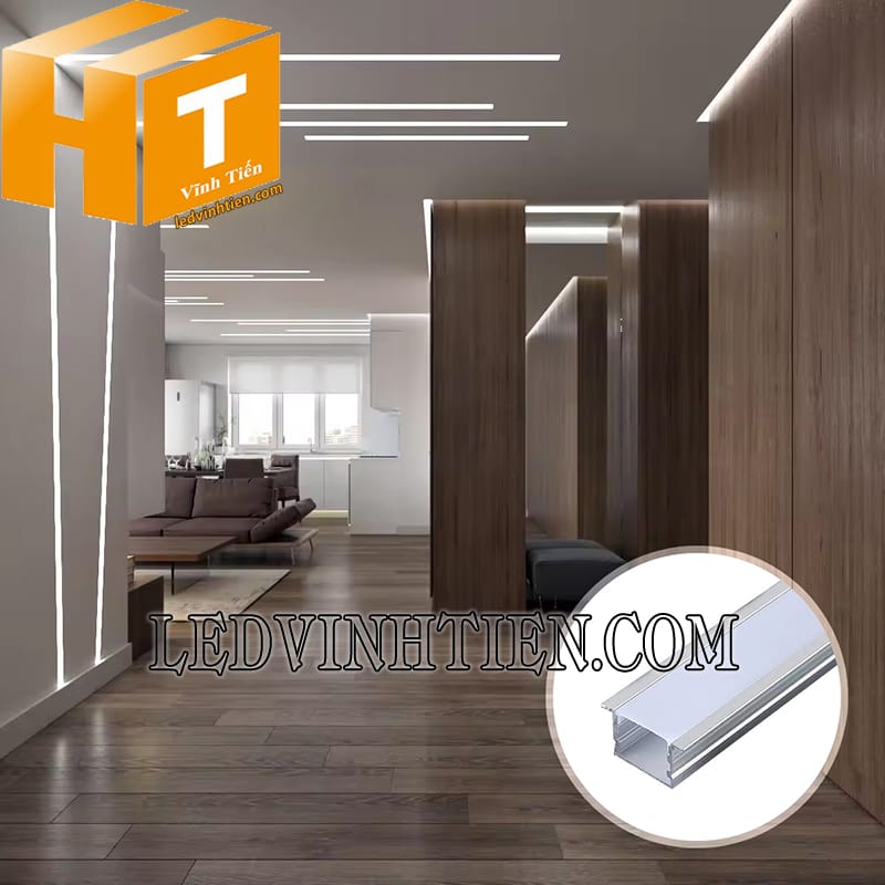 Thanh định hình nhôm YW 44x20mm