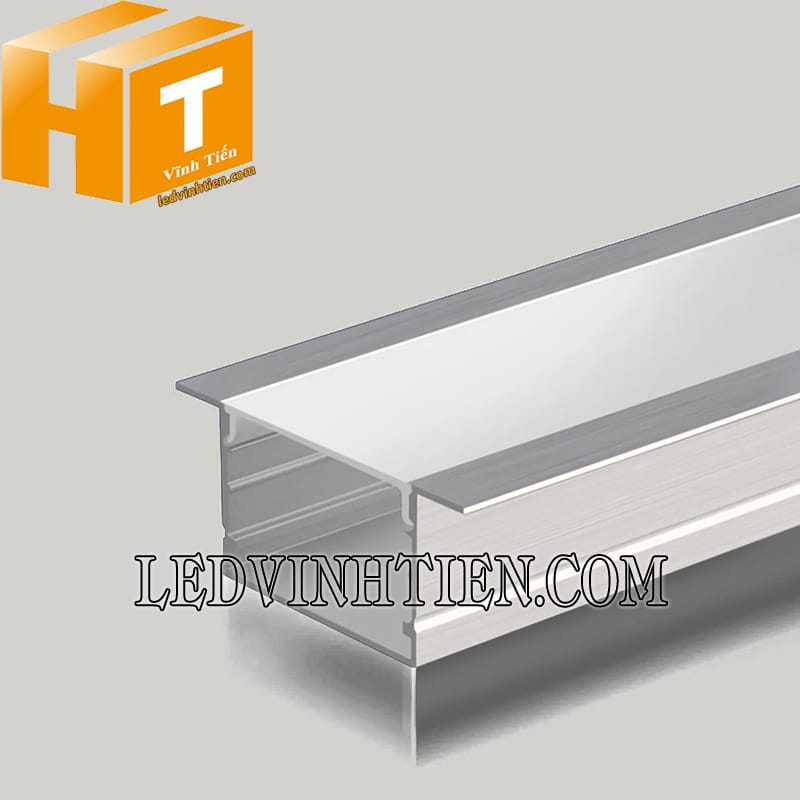 Thanh profile nhôm YW lắp âm tường 44x20mm