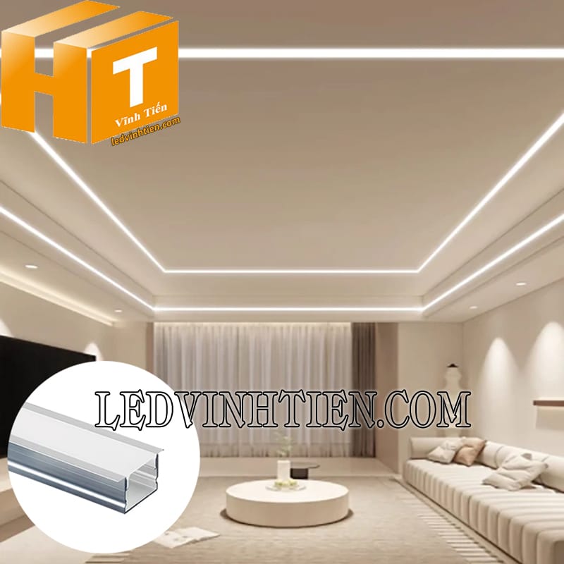 Thanh profile nhôm YW trang trí nội thất