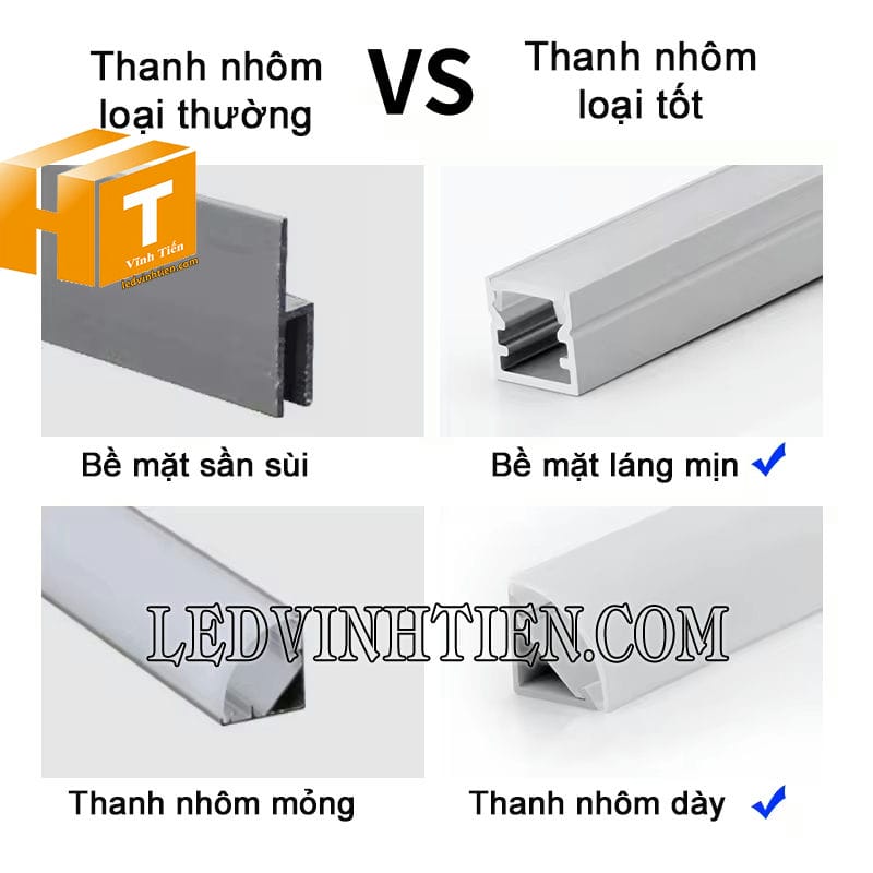 Thanh nhôm định hình loại tốt