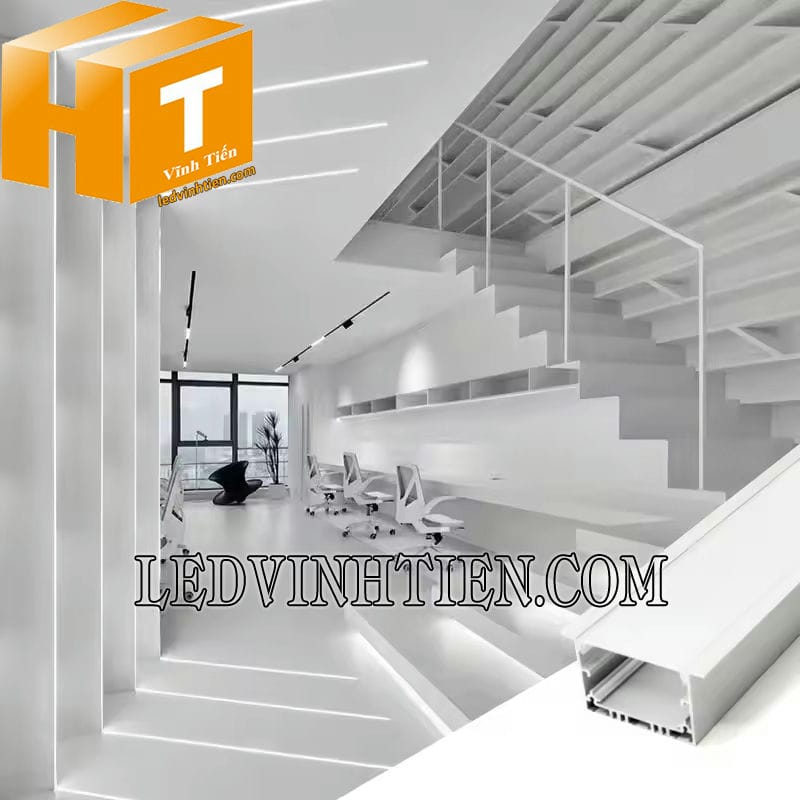 Thanh profile nhôm YW âm giá rẻ