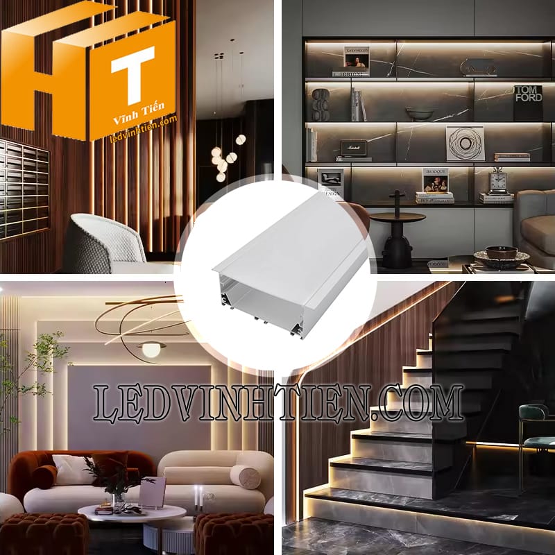 Thanh định hình nhôm YW trang trí nội thất