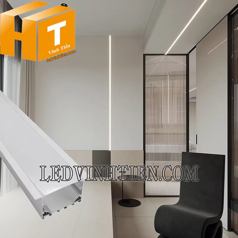 Thanh nhôm profile YW 76x35mm