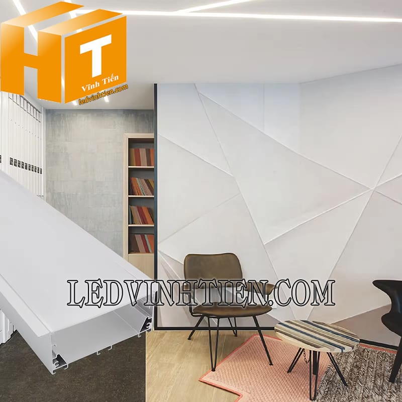 Thanh profile nhôm YW 76x35mm