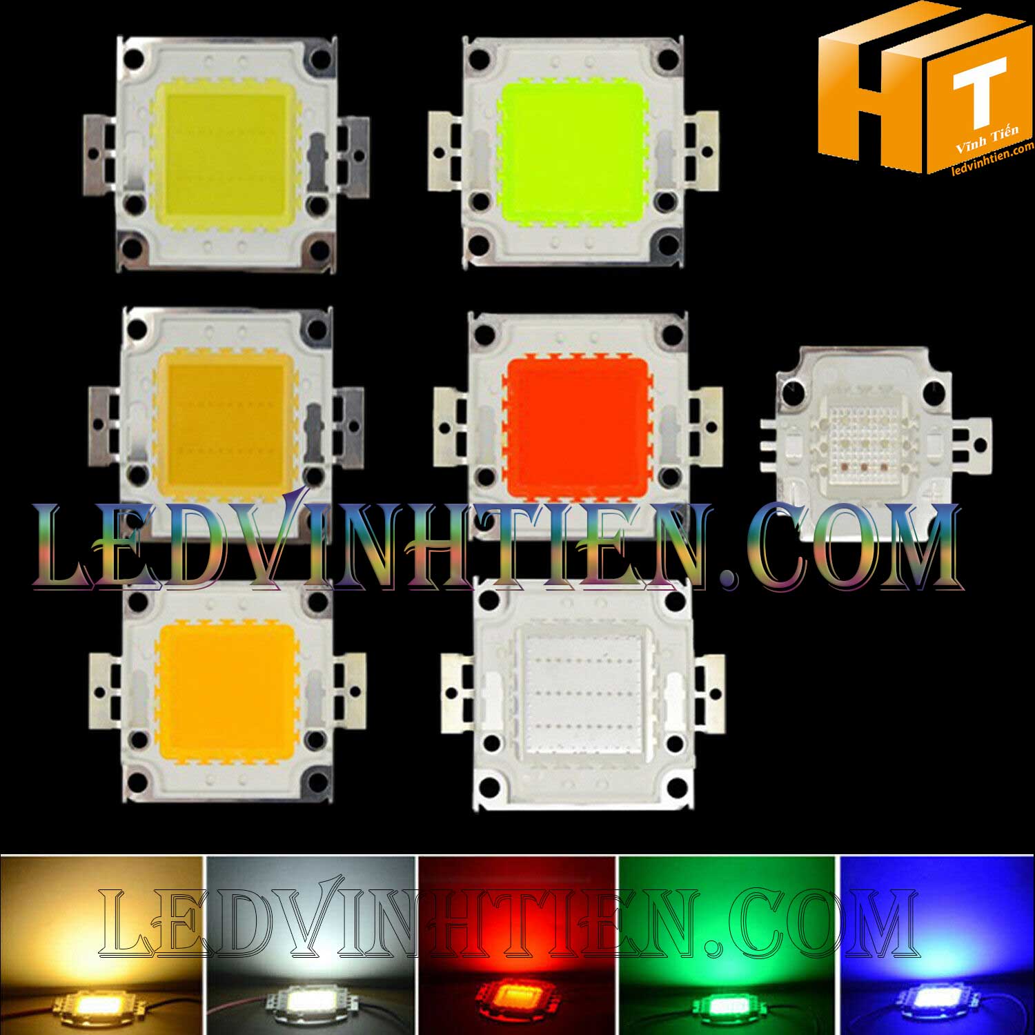 Tim đèn pha 50W màu đỏ