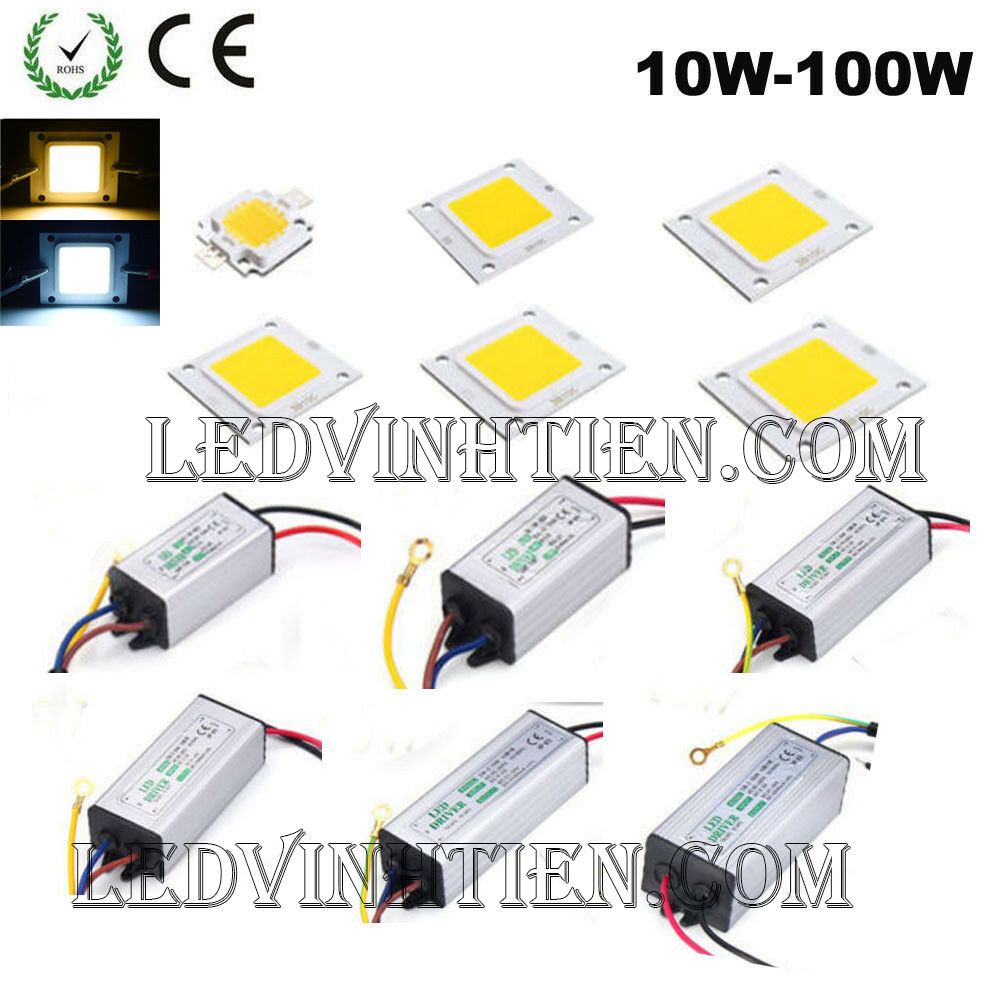 Tim đèn pha 50W trung tính (4000K-4500K) loại tốt, giá rẻ, chất lượng, ledvinhtien.com