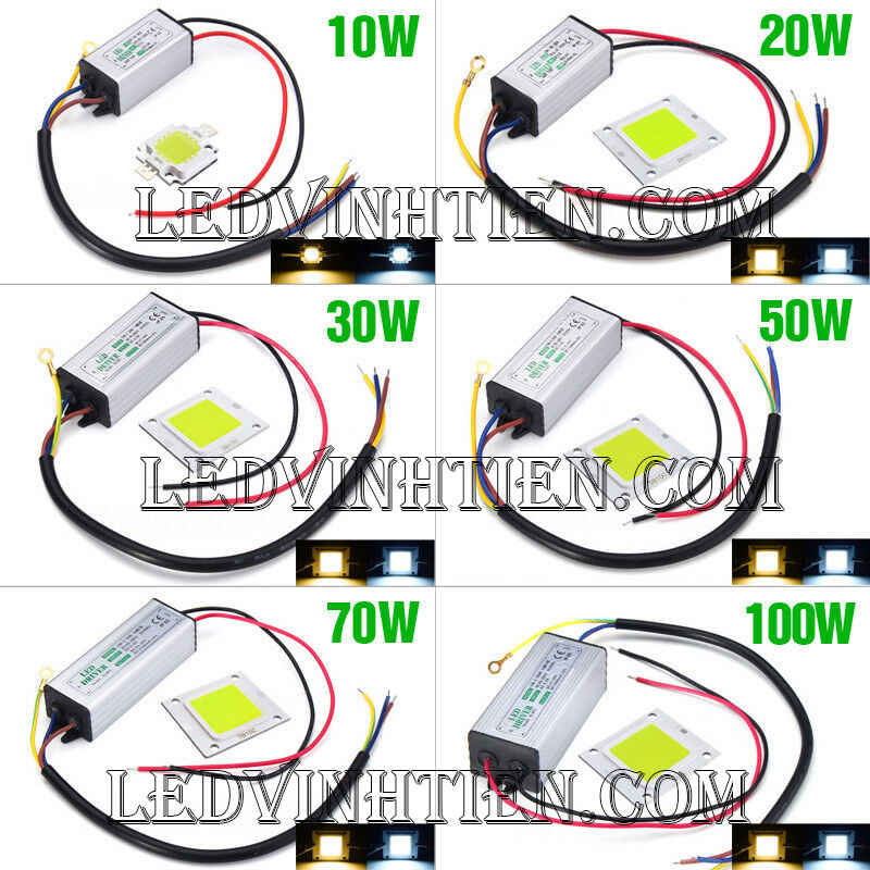 Tim đèn pha 50W xanh dương loại tốt, giá rẻ, chất lượng, Ledvinhtien.com