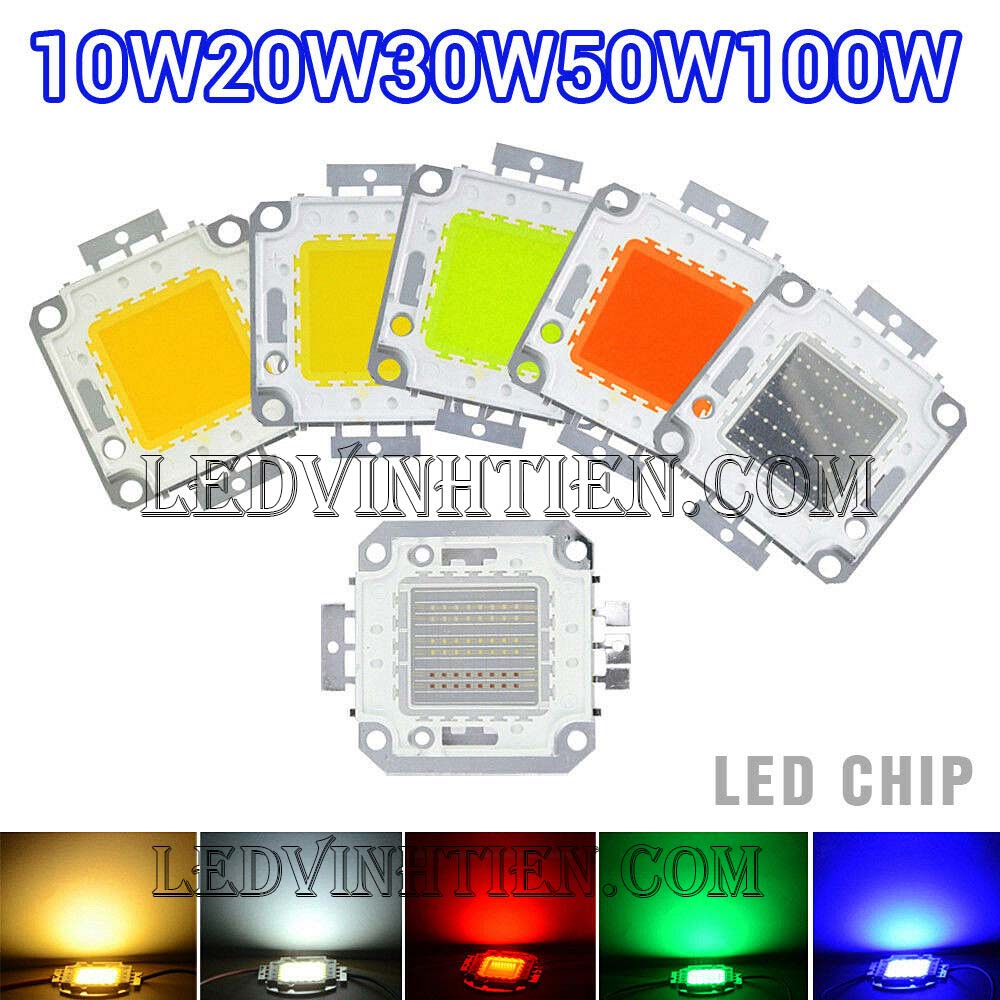 Tim đèn pha 50W xanh dương loại tốt, giá rẻ, chất lượng, Ledvinhtien.com