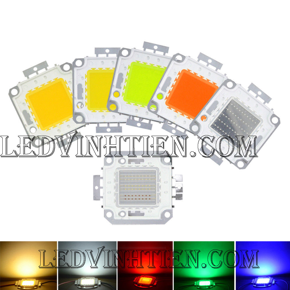 Tim đèn pha 50W xanh lá loại tốt, giá rẻ, chất lượng, Ledvinhtien.com