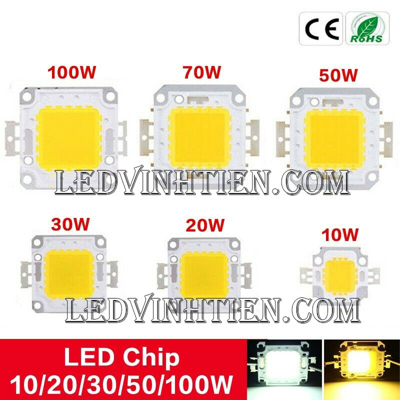 Tim đèn pha 50W xanh lá loại tốt, giá rẻ, chất lượng, Ledvinhtien.com