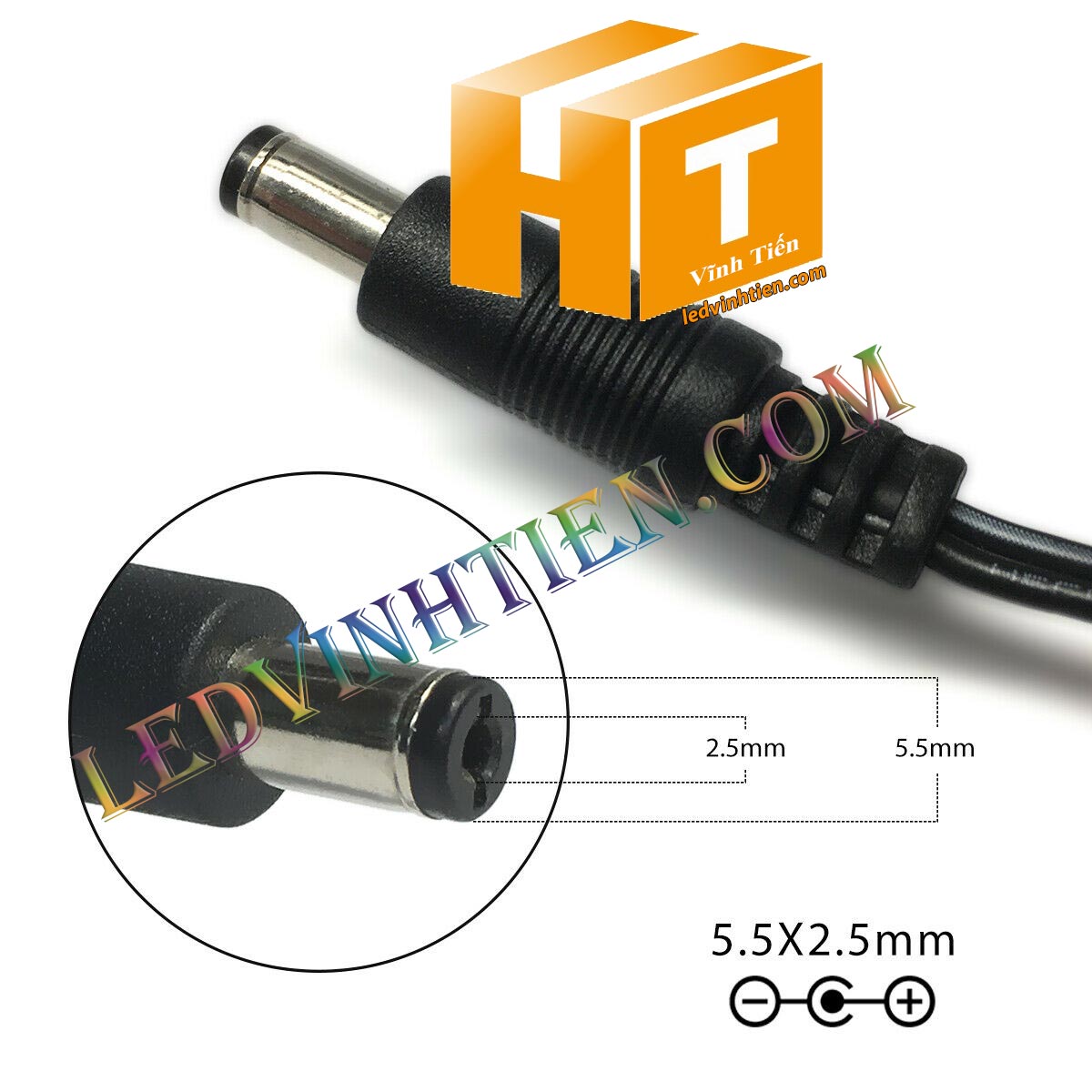 jack cắm dc của adapter 12v 10a