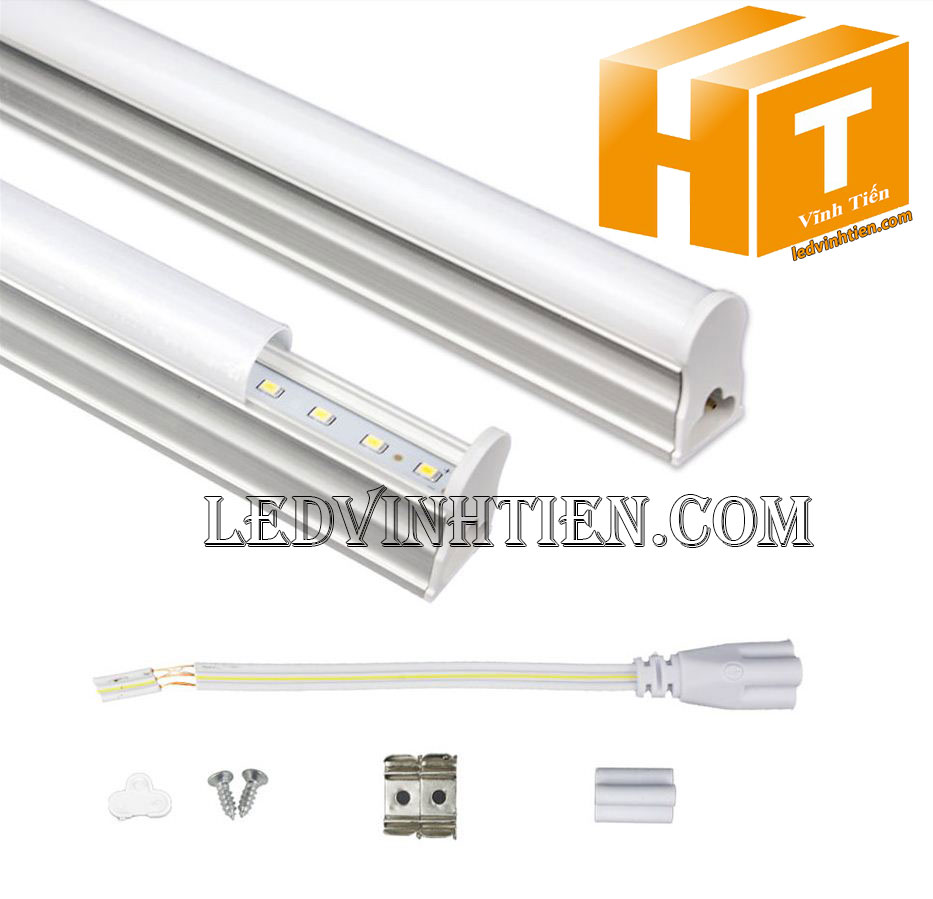 Đèn tuýp led T5 18W 1m2 liền máng