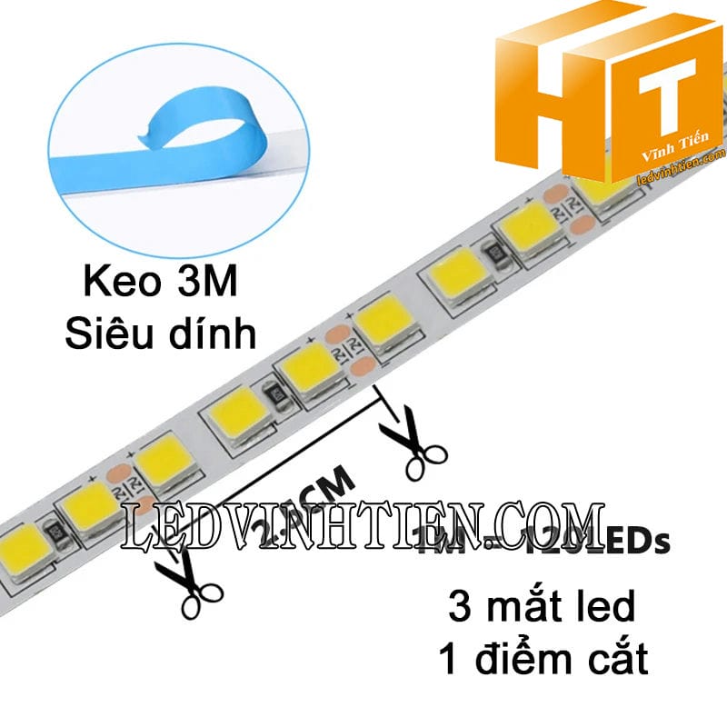 Đèn led dây 5054 dùng điện 12V