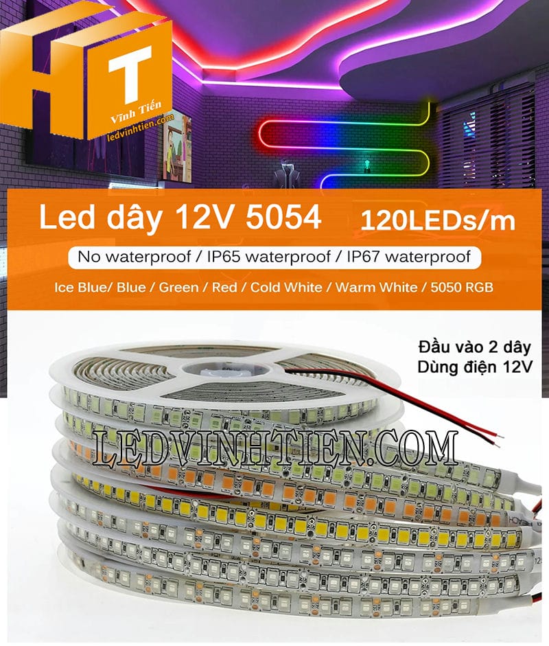 Led dây 5054 12V 5m giá rẻ