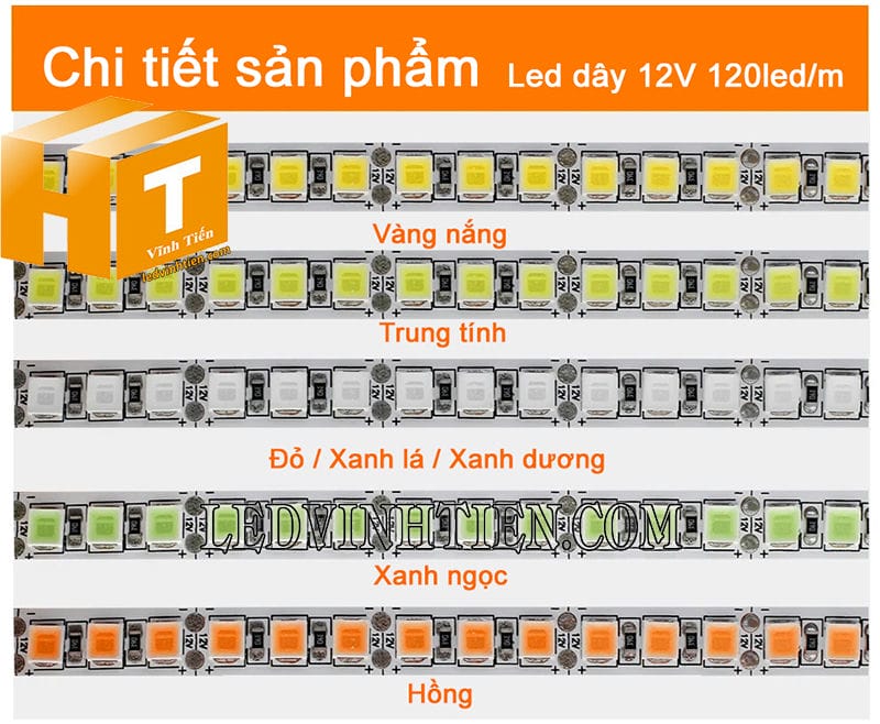 Led dây 5054 12V 5m