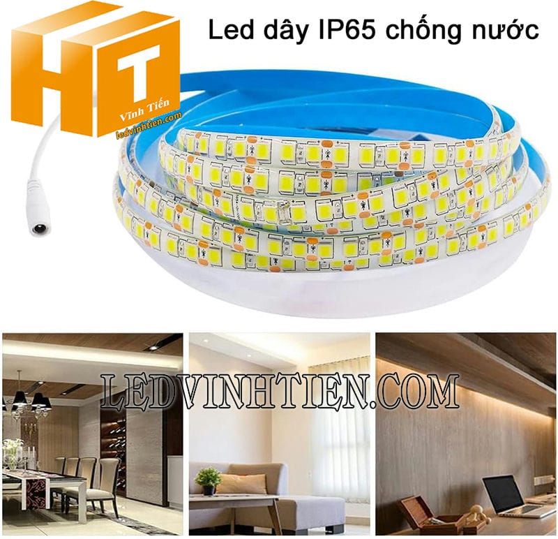 Đèn led dây dẻo 5054 màu vàng