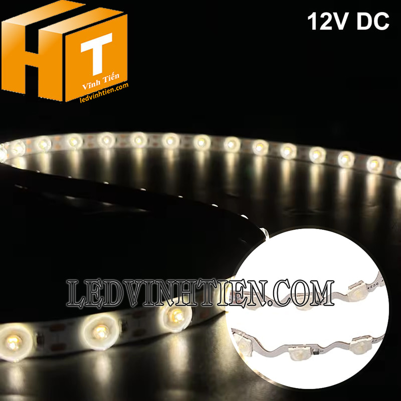 Led dây ziczac 12V 3030 màu vàng