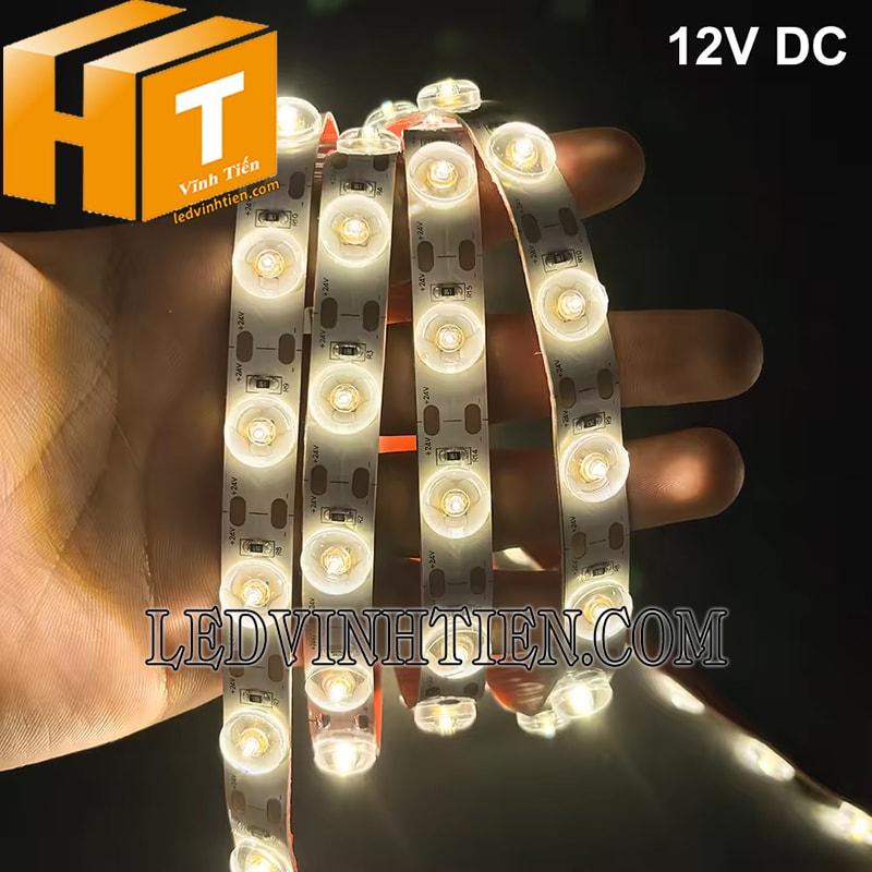 Led dây ziczac 3030 12V vàng nắng siêu sáng