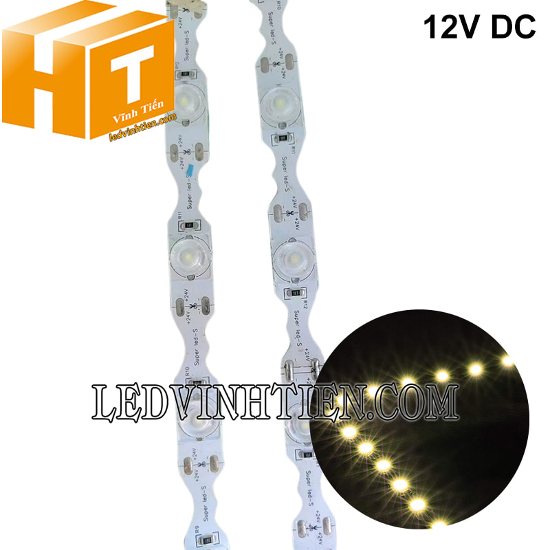 Led dây ziczac 3030 uốn dẻo vàng nắng