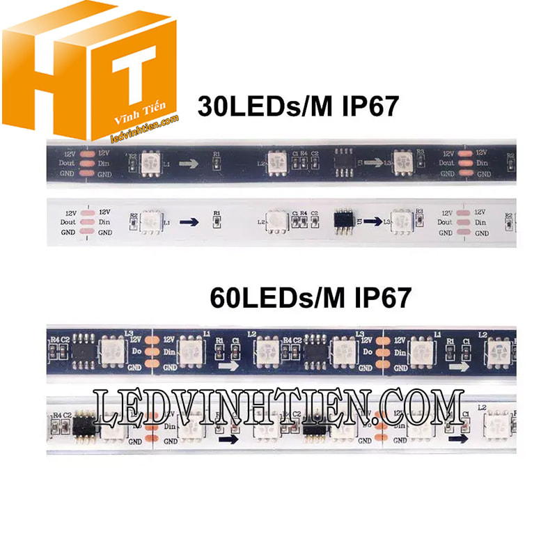 Đèn led dây full color chống nước
