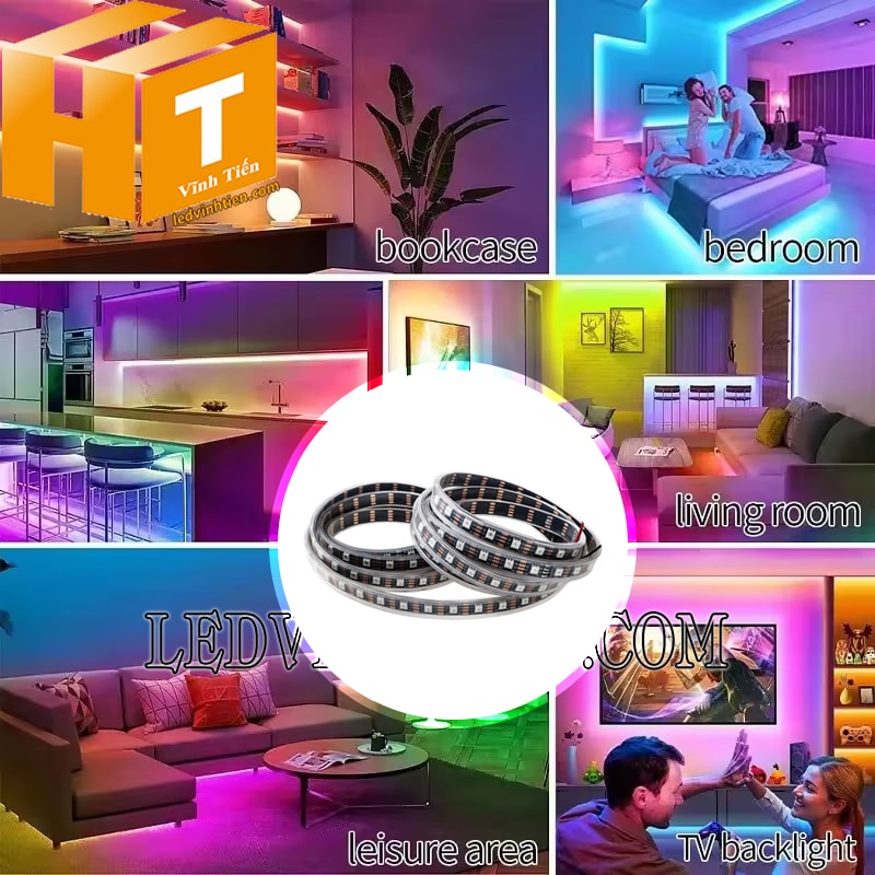 Led dây dán IC 2815 full color