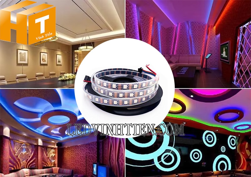 Led dây IC 2815 12V full màu giá rẻ