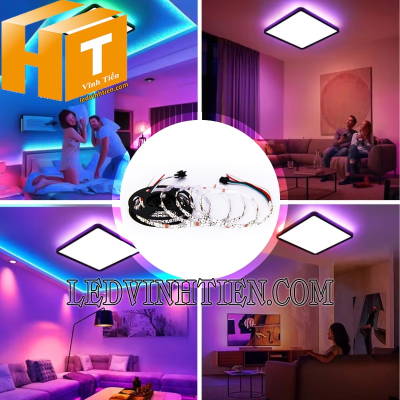 Led dây ziczac full màu 1903 5V DC loại tốt