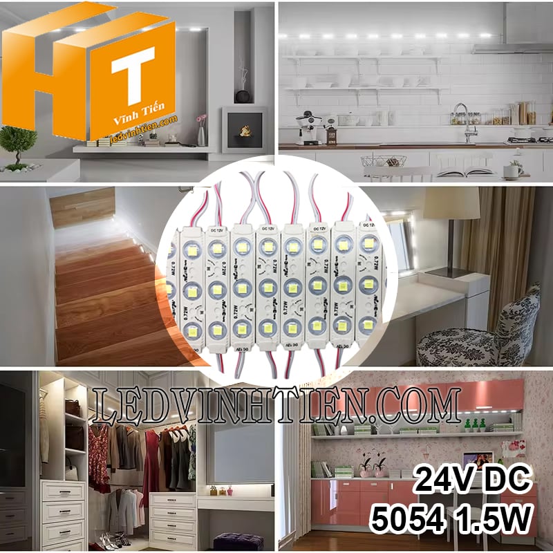 Led module 3 mắt lồi 24V 5054