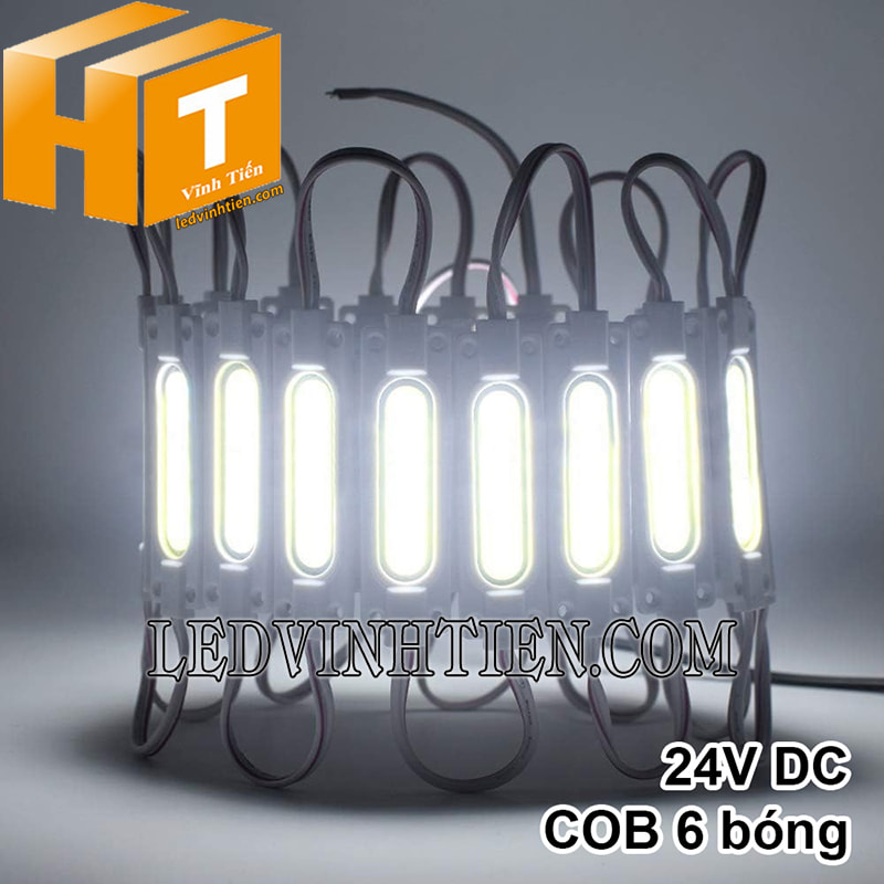 Led hắt COB 6 bóng 24V DC màu trắng