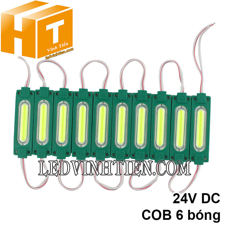 Đèn led hắt 6 bóng COB 24V DC loại tốt