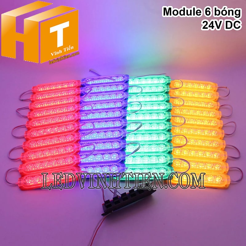 Đèn led hắt 6 bóng 24V DC siêu sáng
