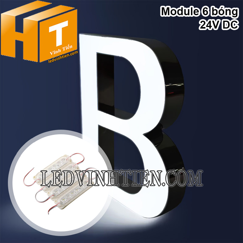 Led module 6 bóng 24V làm chữ nổi