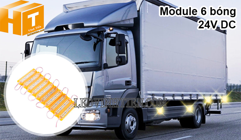 Đèn led hắt 6 bóng ánh sáng vàng