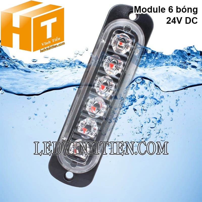 Led hắt 24V 6 bóng chống nước