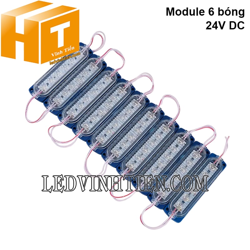 Led hắt module 6 bóng dùng điện 24V