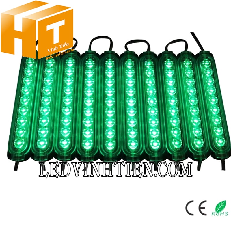 Đèn led hắt 24V DC màu xanh lá