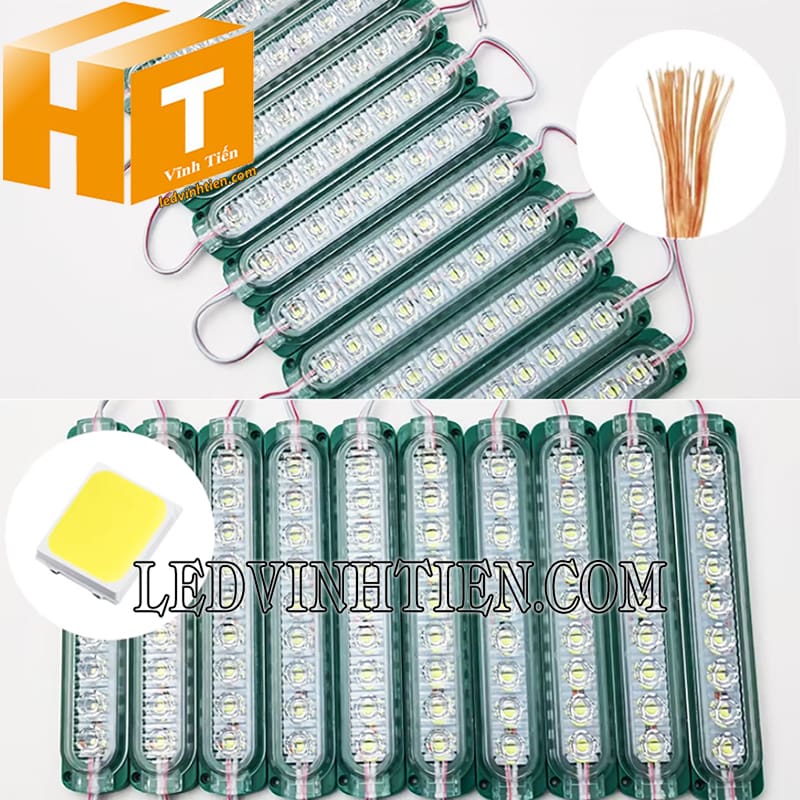Đèn led hắt 24V xanh lá loại tốt