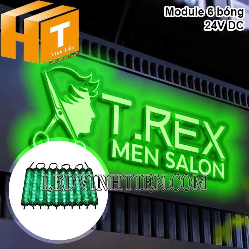 Led module 6 bóng màu xanh lá