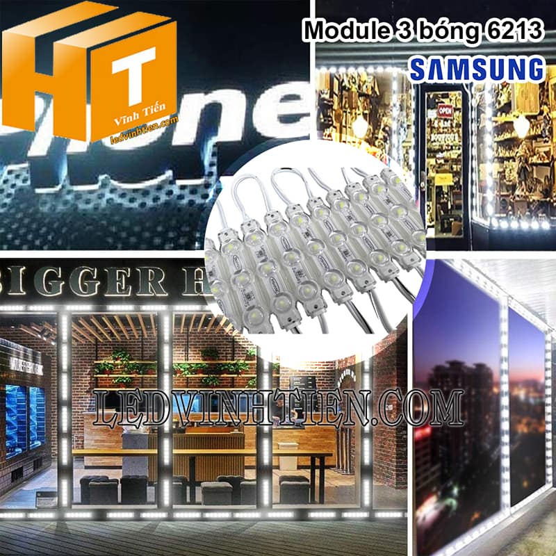 Led 3 mắt 12V Samsung màu trắng