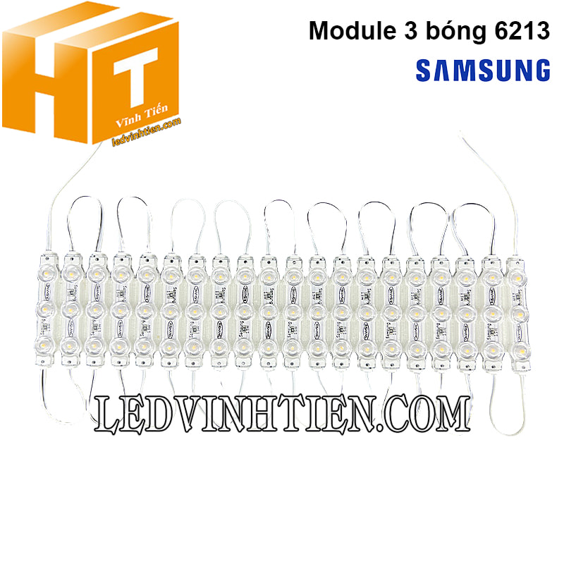 Led module 3 mắt Hàn Quốc màu trắng