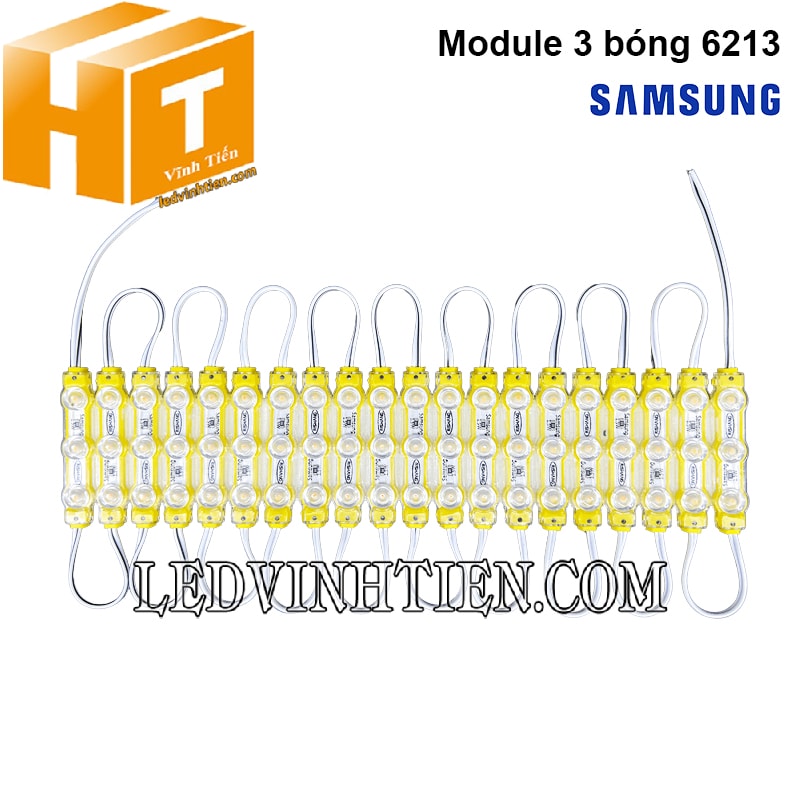 Led hắt 3 bóng Hàn Quốc màu vàng
