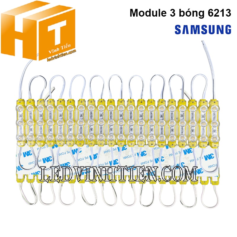 Led module 3 bóng Samsung màu vàng