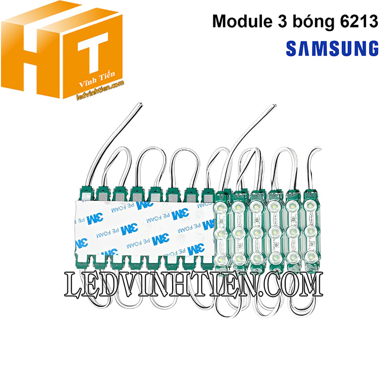 Led module 3 bóng Samsung xanh lá