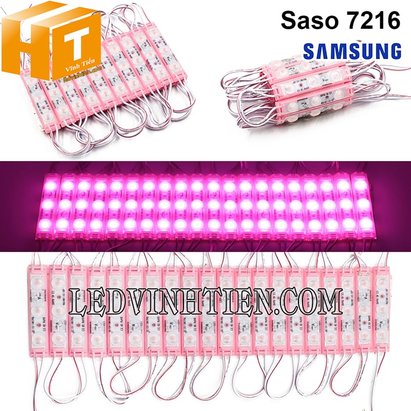 Led module 3 bóng Samsung màu hồng